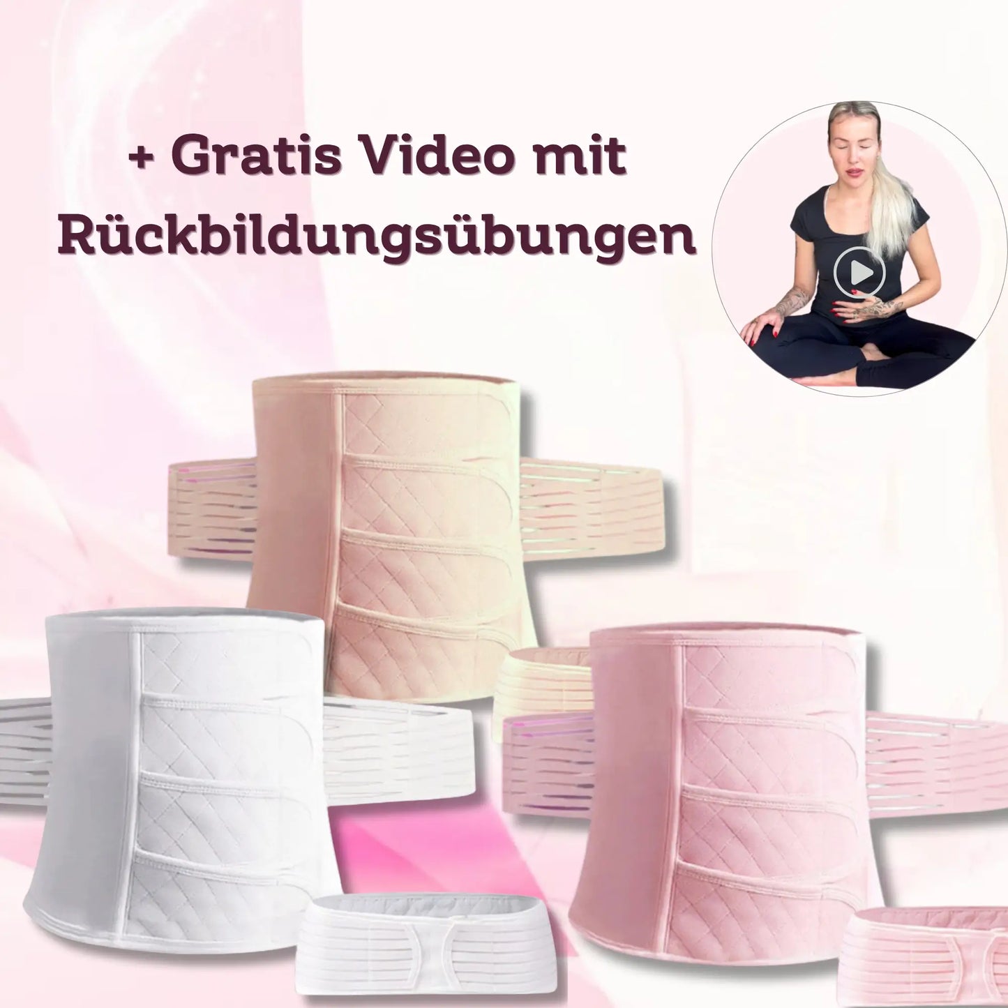 Bauchgurt nach Schwangerschaft + Gratis Rückbildungs-Video