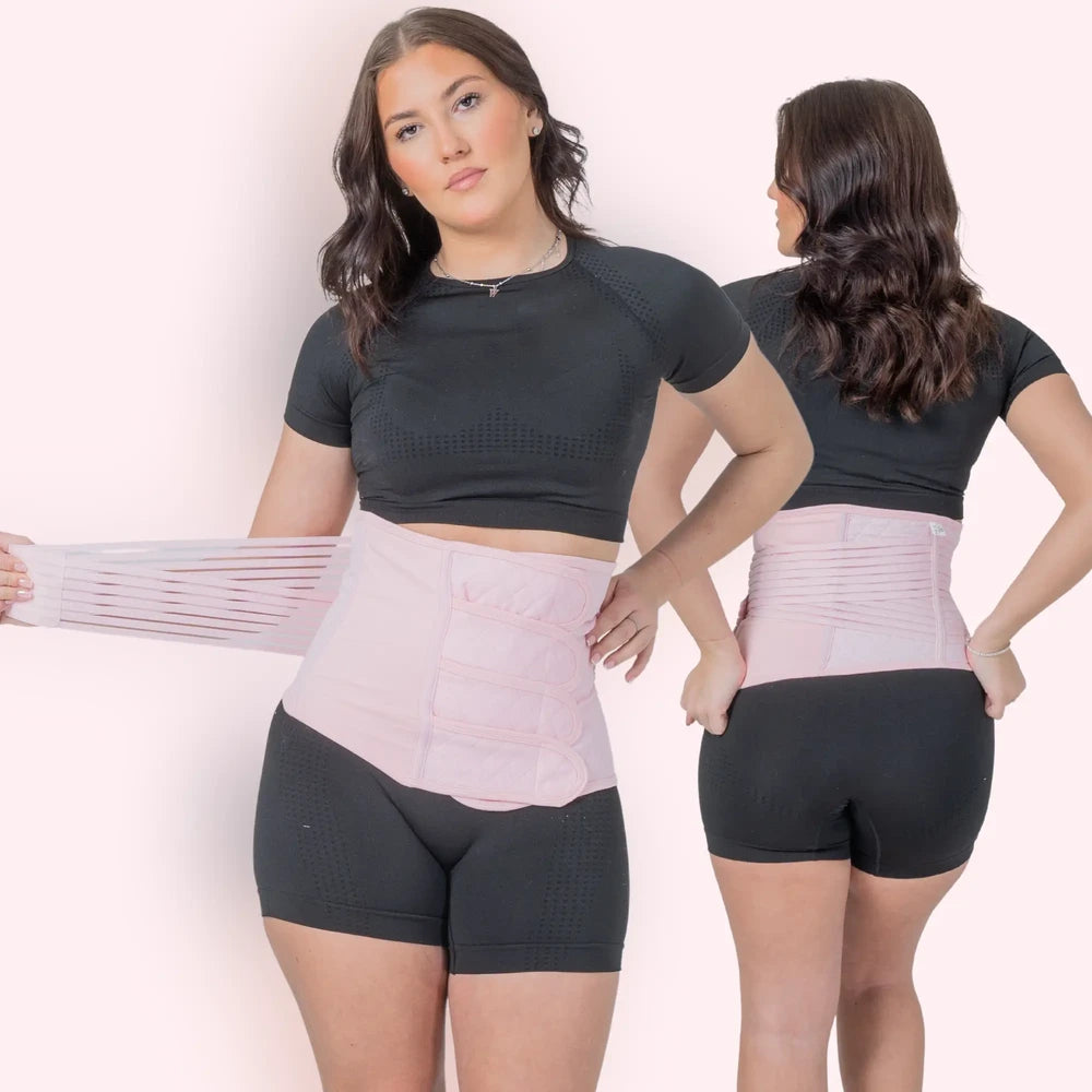 Bauchgurt-nach-Geburt-Rosa