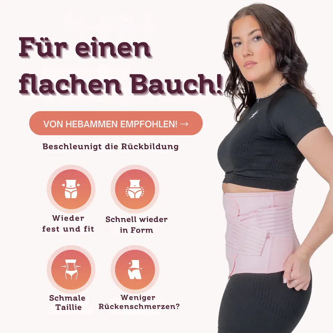 Bauchgurt nach Schwangerschaft + Gratis Rückbildungs-Video