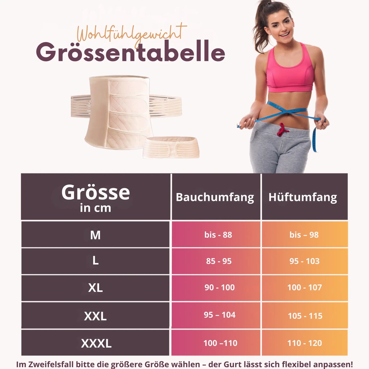 Bauchgurt nach Schwangerschaft + Gratis Rückbildungs-Video