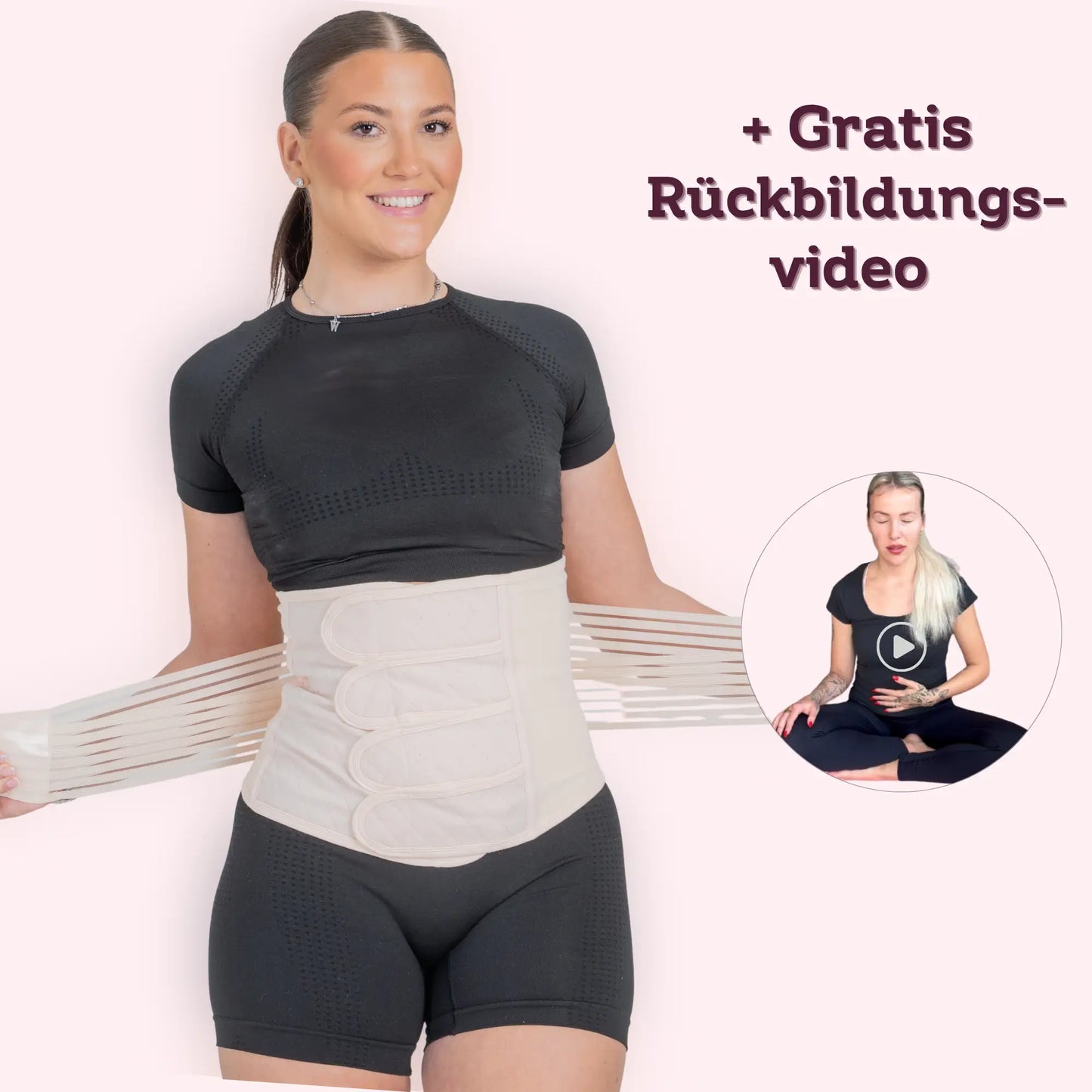 Bauchgurt nach Schwangerschaft + Gratis Rückbildungs-Video