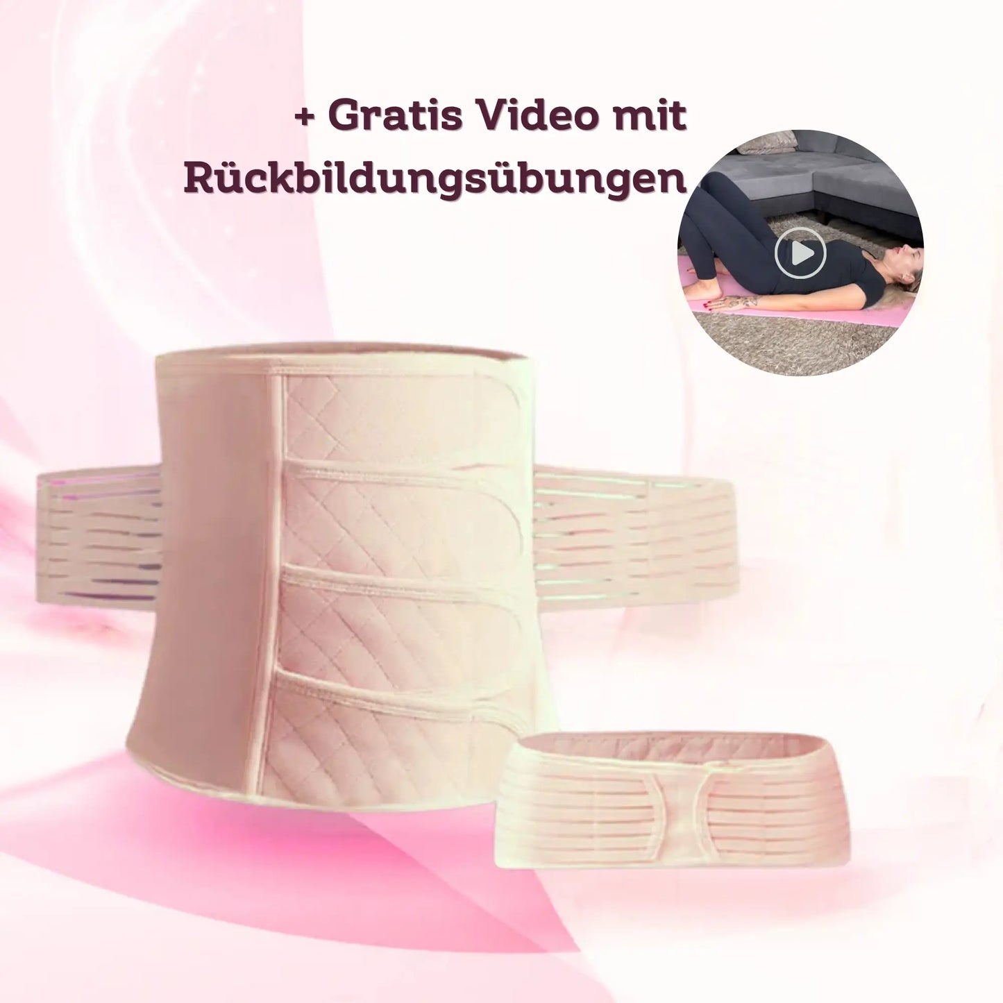 Bauchgurt mit Rückbildungsvideo